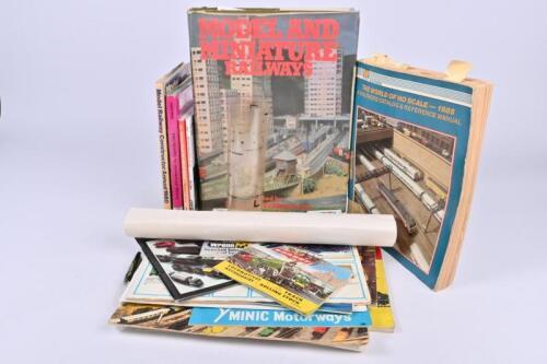 BOOKS: A collection of model railway and railway handbooks, catalogues and reference books including Hornby, Piko and Tri-ang
