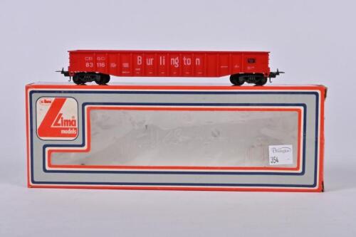 LIMA: A Lima H0 Burlington Gondola No 83116, in associated box