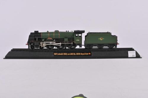 AMERCOM MODELS: An Amercom die-cast model Ex-LMS No. 46100 Royal Scot - 1927 (rebuilt 1950) model No OO-28 1:76 Scale