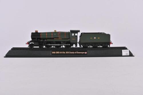 AMERCOM MODELS: An Amercom die-cast model GWR 4-6-0 No. 1014 County of Glamorgan - 1946 diecast model No OO-36 1:76 Scale