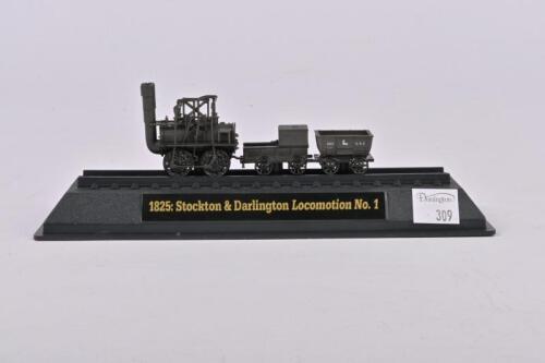 AMERCOM MODELS: An Amercom die-cast model Stockton & Darlington Locomotion No.1 - 1825 diecast model No OO-41 1:76 Scale