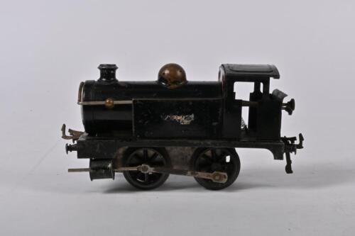 HORNBY: A Hornby 0 gauge 0-4-0 No 1 tank loco, LMS black livery, 1924