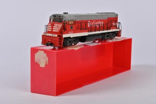 RIVAROSSI: A Rivarossi 1812 6x6 Burlington Diesel, cab side No. 550