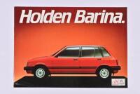 BARINA: A January 1986 Holden Barina colour sales brochure