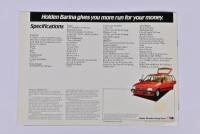 BARINA: A January 1986 Holden Barina colour sales brochure - 3