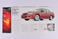 COMMODORE SS GROUP A: A August 1990 Holden Commodore SS Group A colour fold-out sales brochure - 2