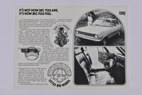 TORANA: A Torana 4/1300 Deluxe (LJ) - 'HOLDEN'S LITTLE BIG WHEEL' - colour sales brochure - 2