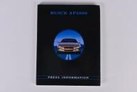 BUICK XP2000 PRESS INFORMATION PACK: A 1994 Buick XP2000 Press Information Pack. Concept car used for the VT Holden Commodore