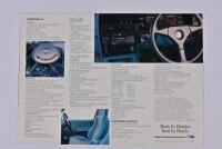 COMMODORE SS: An October 1984 Holden Commodore SS four page colour sales brochure. Commodore SS Group 3 specifications - 3