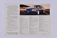 HDT COMMODORE SS GROUP A: An impressive April 1985 HDT Commodore SS Group A sales brochure. HDT cars and Peter Brock picture - 2