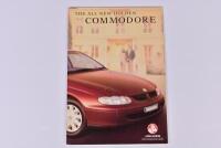 COMMODORE: A August 1998 'The All New Holden Commodore' sales brochure. With associated brochures