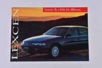 LEXCEN: A Toyota Lexcen colour sales brochure