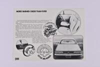 TORANA: A Torana '1600' OHC Deluxe (LJ) - 'IT'S GOT A DARNED CHEEK' - colour sales brochure - 2