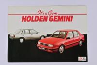 GEMINI: A January 1986 Holden Gemini sales brochure