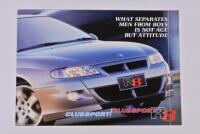 HSV CLUBSPORT R8: A HSV CLUBSPORT and CLUBSPORT R8 VX colour sales brochure
