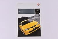 MONARO (VAUXHALL): A March 2004 Vauxhall Monaro sales brochure