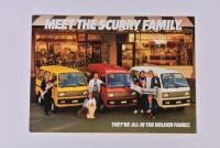 SCURRY: A July 1985 Holden Scurry van sales brochure