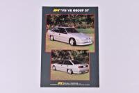 APV SPECIAL VEHICLES: A 1990 APV SPECIAL VEHICLES "VN V8 GROUP 5i" colour sales brochure