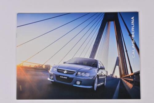 CALAIS/BERLINA: A September 2004 Holden Calais/Berlina (VZ) sales brochure