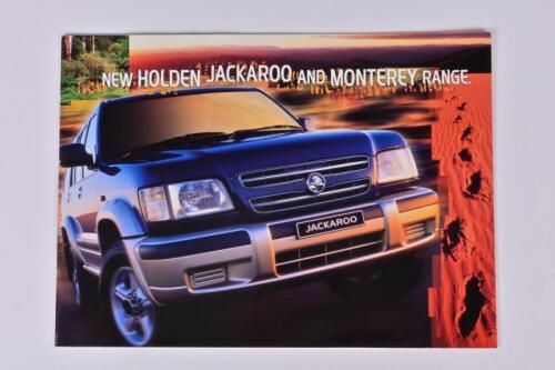 JACKAROO/MONTEREY: A July 2001 'NEW HOLDEN JACKAROO AND MONTEREY RANGE' sales brochure
