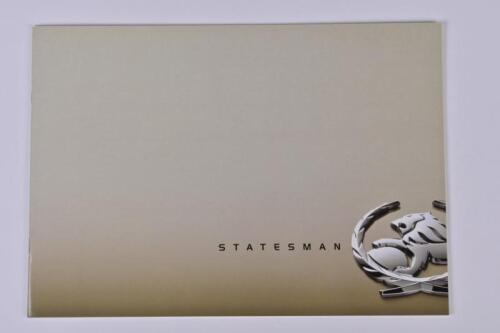 STATESMAN: A June 2003 Statesman (WK) sales brochure