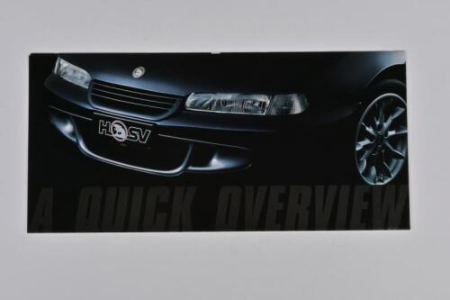 HSV 1995 RANGE: A April 1995 HSV range (VS) sales brochure