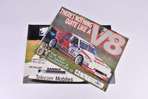 VL GROUP A: Two VL Group A Commodore SS posters. 'Bathurst 89 Holden Racing Team' poster