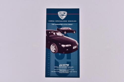 CSV: A 1996 Corsa Special Vehicles model range sales brochure (VS)