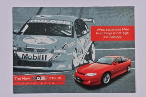 HSV GTS UK: A June 1999 'The New HSV GTS UK Race Bred' sales brochure