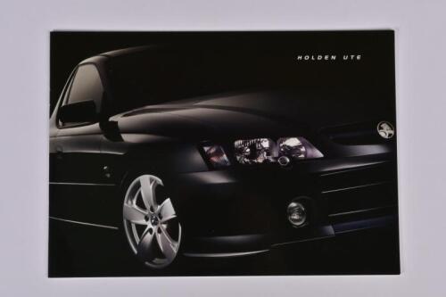 HOLDEN UTE: A September 2002 Holden Ute sales brochure