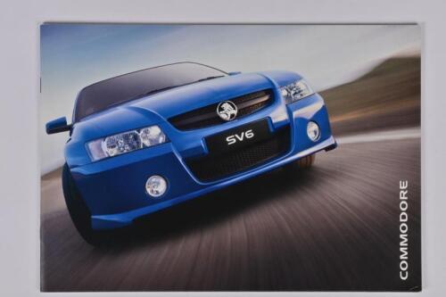 COMMODORE: A August 2004 Holden Commodore (VZ) sales brochure