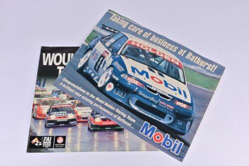 HOLDEN BATHURST: Two AutoAction posters featuring Holden at Bathurst. 1996 'Taking care of business at Bathurst' poster