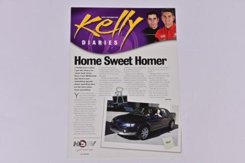 KELLY DIARIES: Issue 3 September 2004 edition of 'Kelly Diaries'
