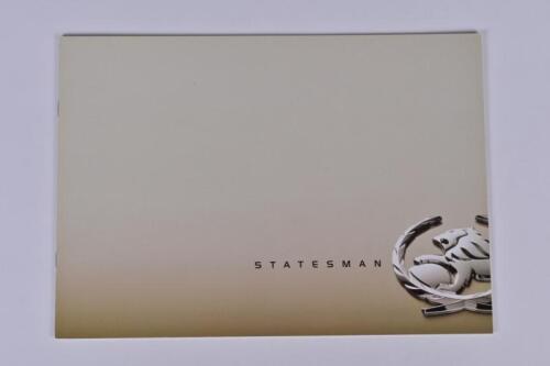 STATESMAN: A August 2003 Statesman (WK) sales brochure