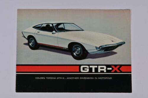 GTR-X: A superlative 1970 GTR-X sales brochure (GMH 8/70.UT39)
