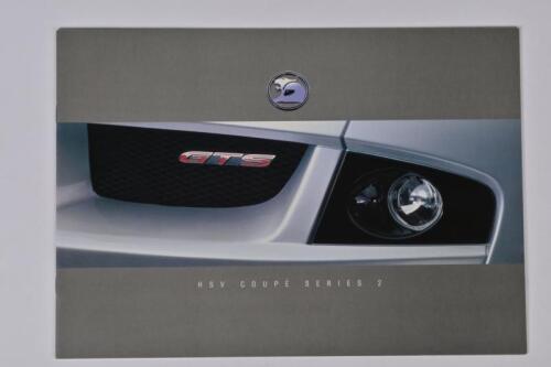 HSV COUPE SERIES 2: A February 2003 HSV COUPE SERIES 2 sales brochure