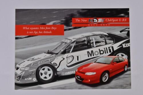 HSV CLUBSPORT & R8: A June 1999 'The New HSV CLUBSPORT & R8 RACE BRED' VT colour sales brochure