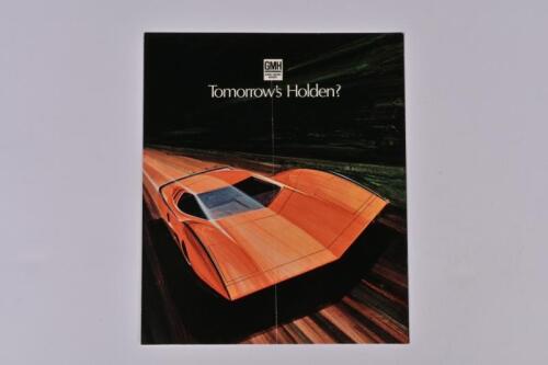 HURRICANE: A 1970 Holden Hurricane concept sales brochure (BA06) - 'Tomorrow's Holden?'