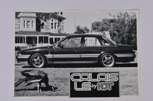 HDT CALAIS LE: A 1986 HDT Calais LE sales brochure
