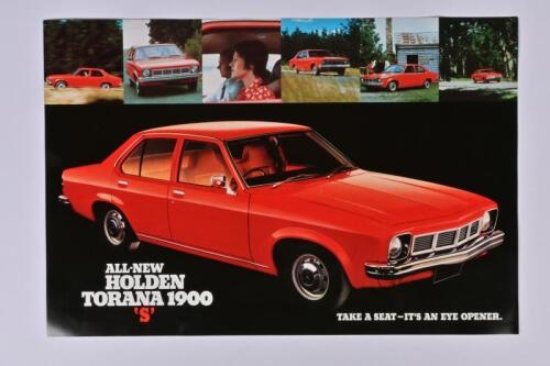 TORANA: A May 1974 'ALL-NEW HOLDEN TORANA 1900 'S'' sales brochure