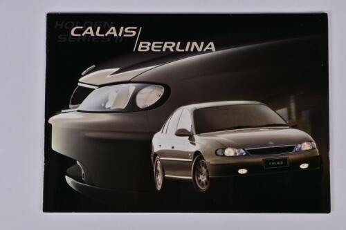 HSV SENATOR/CALAIS/BERLINA: A March 2002 Holden Calais/Berlina Series II (VX) sales brochure