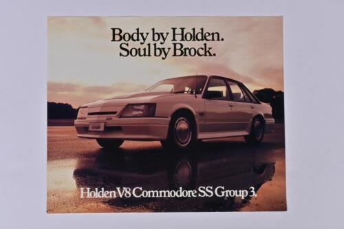 HDT: A August 1984 HDT sales brochure (VK) - 'Body by Holden. Soul by Brock. - Holden V8 Commodore SS Group 3'
