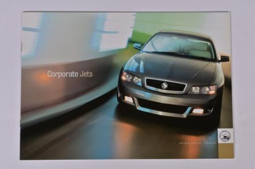 HSV: A September 2003 HSV sales brochure - 'Corporate Jets'. Grange, Senator model brochure