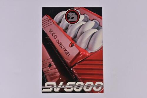 SV 5000: A September 1989 SV 5000 colour sales brochure