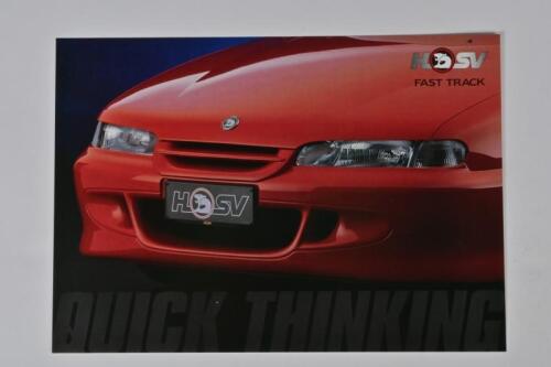HSV FAST TRACK: A June 1995 HSV FAST TRACK (VS) single sheet, double sided colour sales brochure