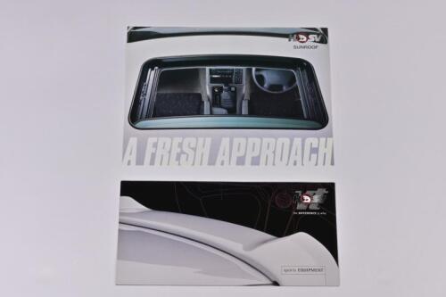 HSV ACCESSORIES: Two HSV Accessory sales brochures. HSV Sunroof - 'A FRESH APPROACH' sales brochure