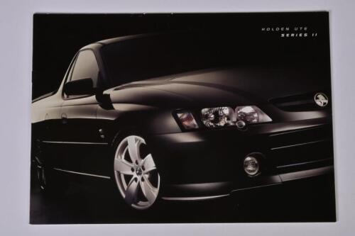 UTE: A January 2004 Holden Ute Series II sales brochure