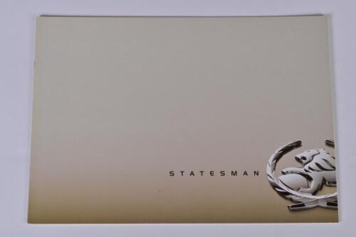 STATESMAN: A August 2003 Statesman (WK) sales brochure