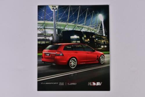 HSV: A high quality September 2008 HSV sales brochure. Features the Clubsport R8 Tourer