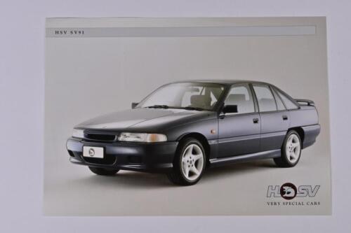 HSV SV91: A HSV SV91 (VP) colour sales brochure